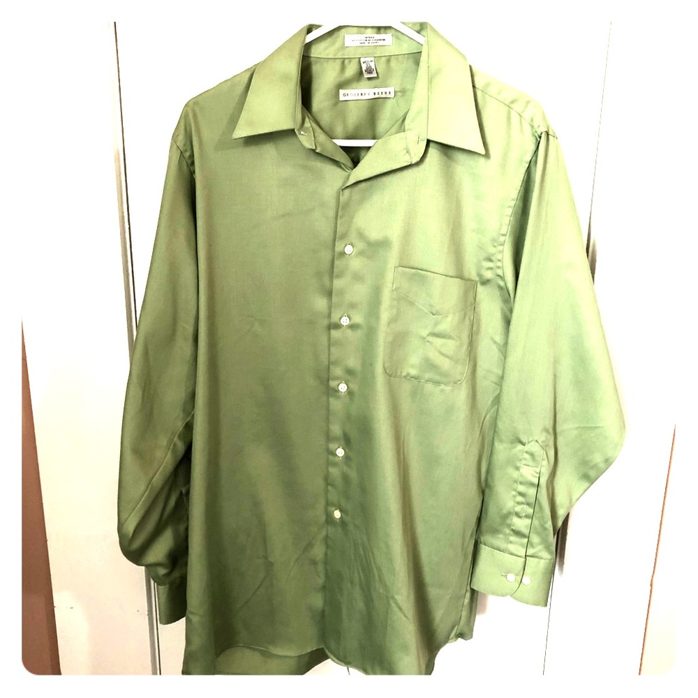 Button Up Olive Green Shirt